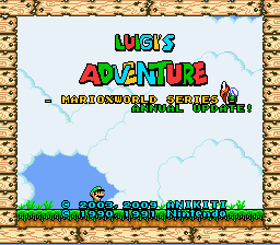 Luigi's Adventure - Mario X World Series (annual update)